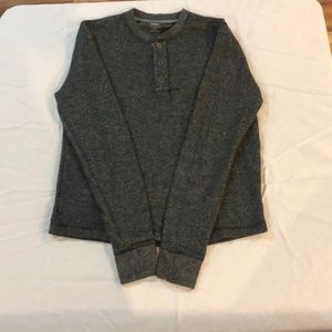 An Old Navy sweater. Mixed colors and long sleeved